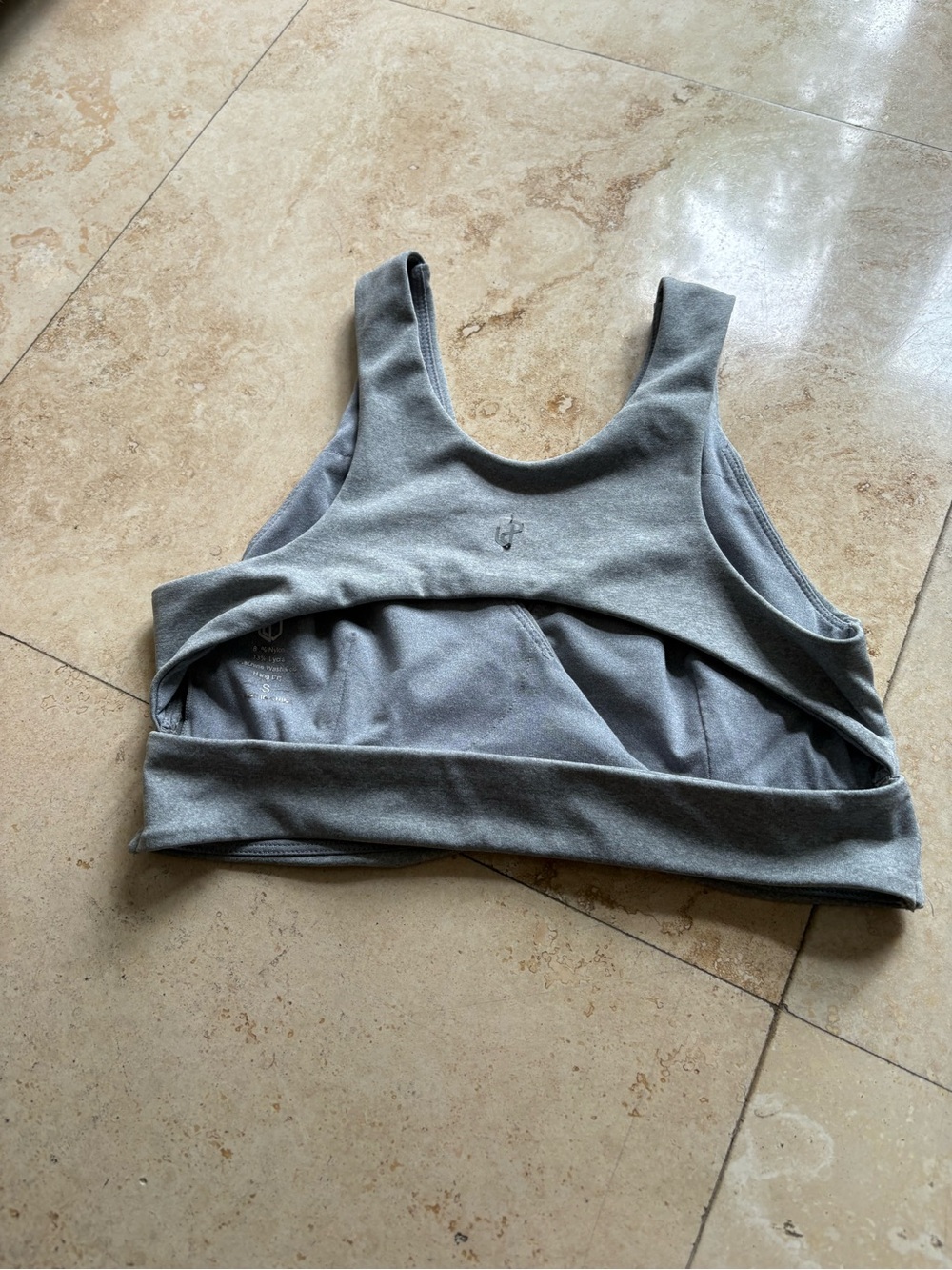 Born Primitive Grey Athletic Tank Top with Logo - Picture 3 of 7